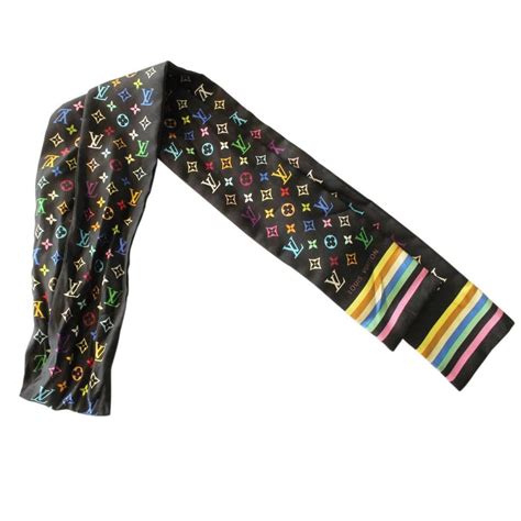 lv twilly scarf price|louis vuitton black scarf.